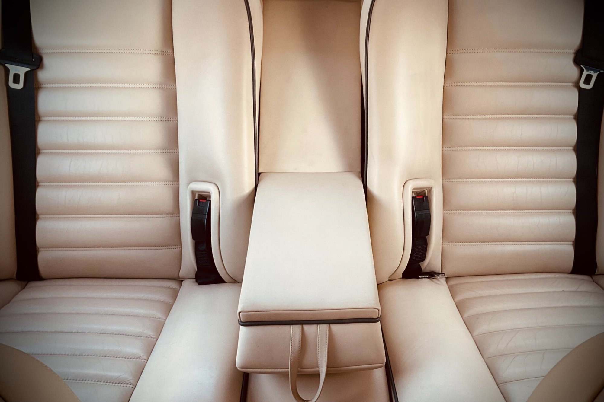 Bentley Mulsanne cream leather interior