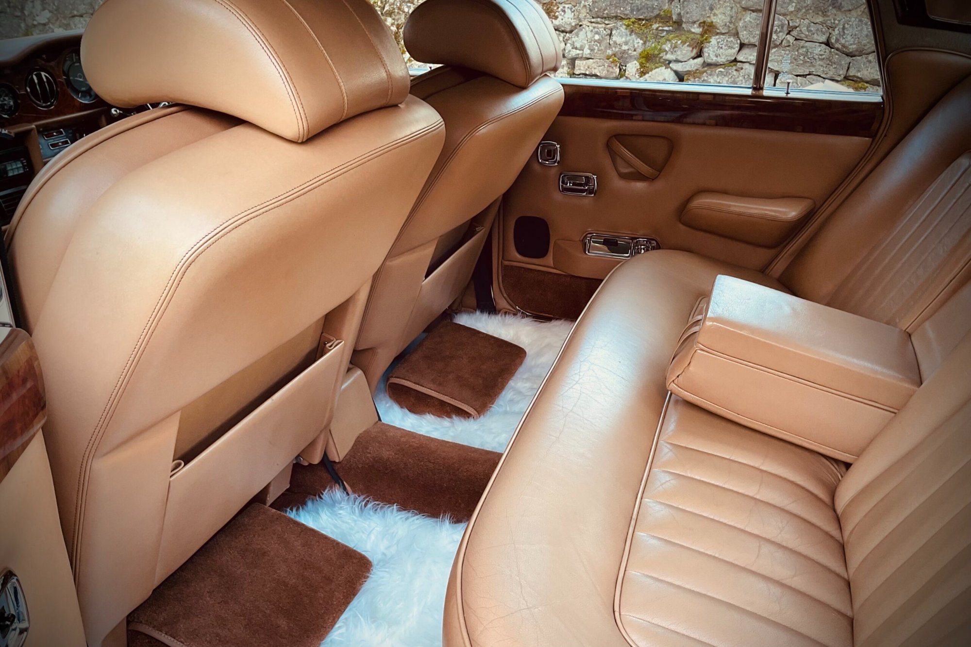 Rolls-Royce burr walnut dashboard